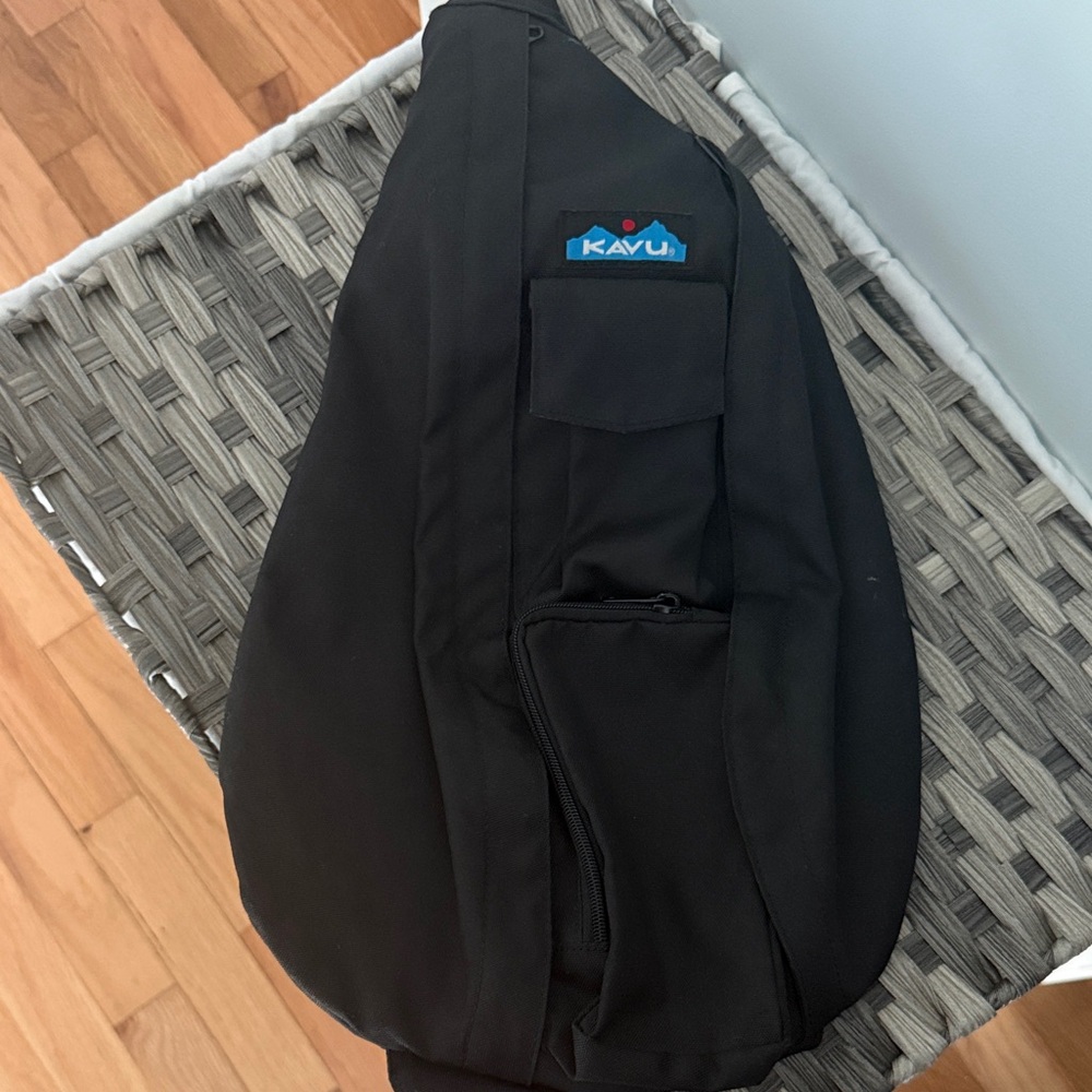 Kavu Black Single-Strap Rope Sling Pack